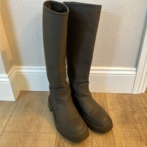 Zara Knee High Rain Boots
